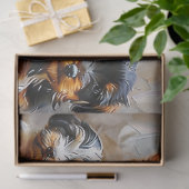 Papier Mousseline Découpage Photo d'animal pour le bureau de Vet (Cadeau)