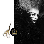 Papier Mousseline Découpage photo de mode noir gothique