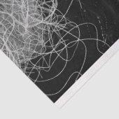 Papier Mousseline Découpage photo de mode noir gothique (Détail)