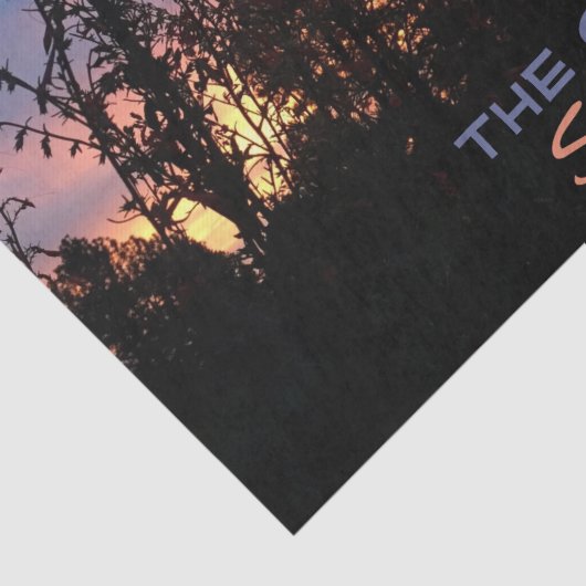 Papier Mousseline Découpage photo horizontale personnalisée (Détail)