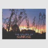 Papier Mousseline Découpage photo horizontale personnalisée (Recto)