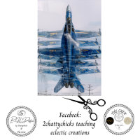 Découpage Photo Mouvement Réactif Avion Blue Angel