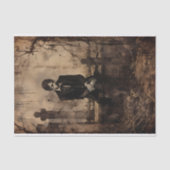 Papier Mousseline Découpage photo Vampire vintage (Recto)