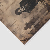 Papier Mousseline Découpage photo Vampire vintage (Détail)