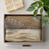 Papier Mousseline Découpage Photographie de tortue de mer (Cadeau)