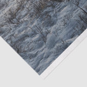 Papier Mousseline Découpage Pittoresque du paysage neigeux du Cheval (Détail)