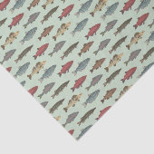 Papier Mousseline Découpage Poisson Pêche Green Anniversaire (Détail)