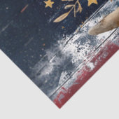 Papier Mousseline Découpage Portrait Vibrant Crâne motifs floraux (Détail)