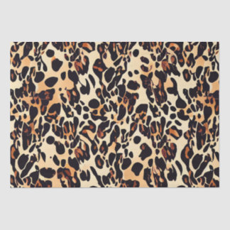 Papier Mousseline Découpage Poster de animal Leopard