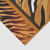 Papier Mousseline Découpage Poster de animal Tiger Stripes (Détail)