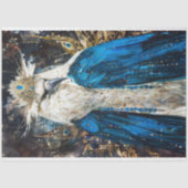 Papier Mousseline Découpage Pourcentage Sapphire Raven (Recto)