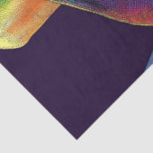 Papier Mousseline Découpage Psychédélique Cowboy Squelette Halloween (Détail)