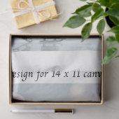 Papier Mousseline Decoupage Rabbit Skating 11x14 Canvas Coasters  (Cadeau)