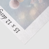 Papier Mousseline Decoupage Rabbit Skating 11x14 Canvas Coasters  (Détail)