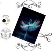 Papier Mousseline Decoupage Radiant of the Ora Ballerina