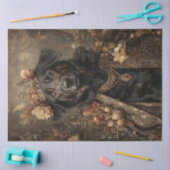 Papier Mousseline Découpage Regal Chevaux couronnés Chien (Artisanat)