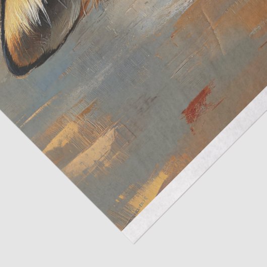 Papier Mousseline Découpage Regal Fox (Détail)