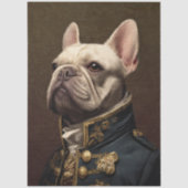 Papier Mousseline Decoupage Regal French Bulldog Artwork  (Recto)