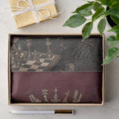 Papier Mousseline Découpage Reine gothique en noir avec corneille po (Cadeau)