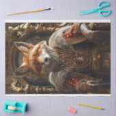 Papier Mousseline Découpage Renard royal dans la serre (Artisanat)