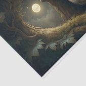 Papier Mousseline Découpage Rêveuse de Minuit (Détail)