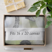 Papier Mousseline Decoupage Rock N Roll Star Retro 16x20 Canvas (Cadeau)