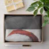 Papier Mousseline Decoupage Rock & Roll Santa Electric Guitar (Cadeau)