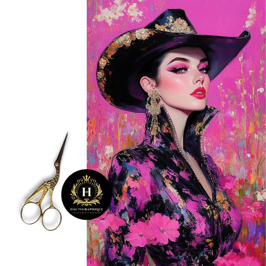 Papier Mousseline Découpage Rodeo Glam Luxe