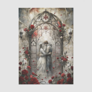 Papier Mousseline Découpage Romantique Gothique