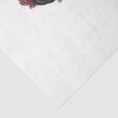 Papier Mousseline Découpage Romantique Zombie Couple Valentine Embra (Détail)