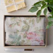 Papier Mousseline Découpage Rose antique & papier Tissu rose (Cadeau)