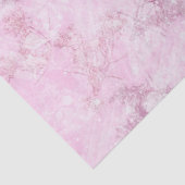 Papier Mousseline Découpage rose hiver (Détail)