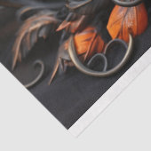 Papier Mousseline Découpage Rose orange (Détail)