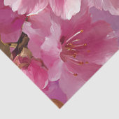 Papier Mousseline Découpage rose Sakura Blossom (Détail)