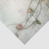 PAPIER MOUSSELINE DÉCOUPAGE ROSE SHABBY ROMANTIQUE (Détail)