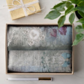 Papier Mousseline Découpage Rose victorien Ephemera (Cadeau)