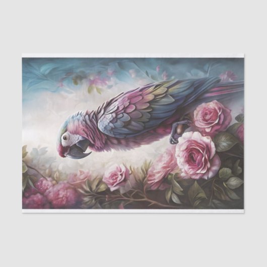 Papier Mousseline Découpage Roseate Majesty (Recto)