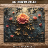 Papier Mousseline Découpage - Roses de rêve -