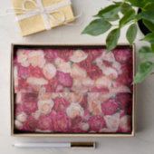 Papier Mousseline Découpage Roses rose rouge rose (Cadeau)