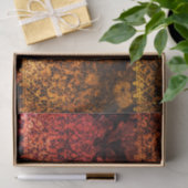 Papier Mousseline Découpage rouge dentelle gothique (Cadeau)