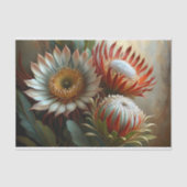 Papier Mousseline Découpage Royal Protea Dreams (Recto)