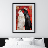 Papier Mousseline Découpage Royal Raven Romance