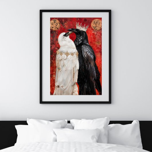 Papier Mousseline Découpage Royal Raven Romance