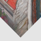 Papier Mousseline Découpage rue aquarelle à Venise (Détail)