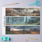 Papier Mousseline Decoupage Rustic Farm Style 26x6 for Handsaws (Artisanat)