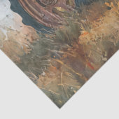 Papier Mousseline Decoupage Rustic Tractor & Barn  (Détail)