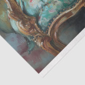 Papier Mousseline Découpage Rustique Chic Mariage Poulets (Détail)