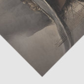 Papier Mousseline Découpage Rustique Cowboy Dark Coat Photo en photo (Détail)