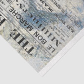 Papier Mousseline Découpage Rustique Vintage journal texture (Détail)