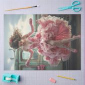 Papier Mousseline Découpage Saint-Valentin Danser Vintage Camion (Artisanat)